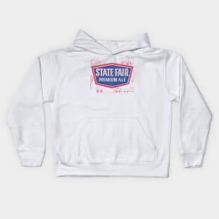 State Fair Premium Ale Beer Retro Defunct Breweriana Kids Hoodie